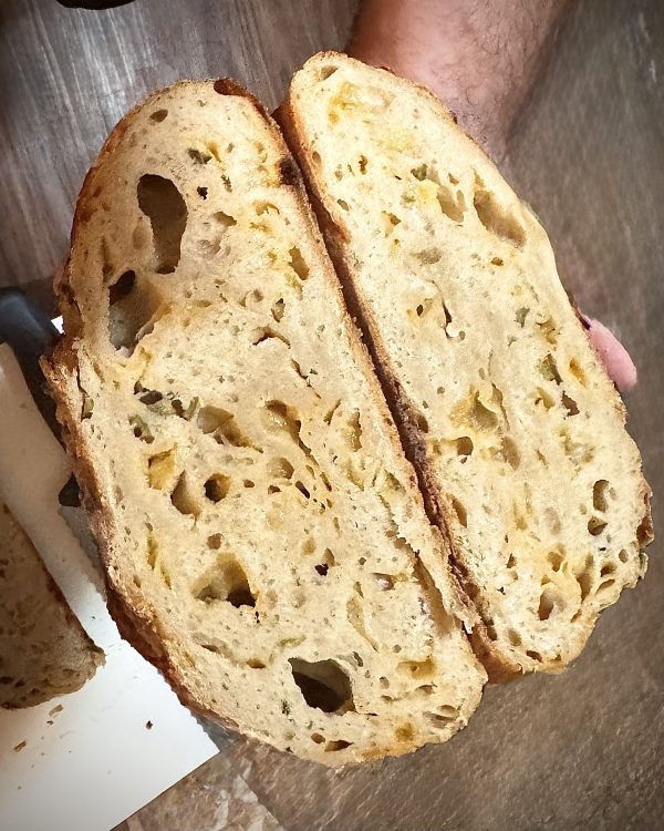 Roasted Garlic Rosemary Sourdough